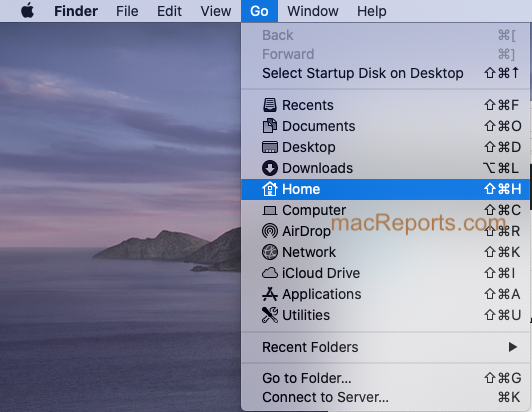 create a shortcut to a folder on email for mac